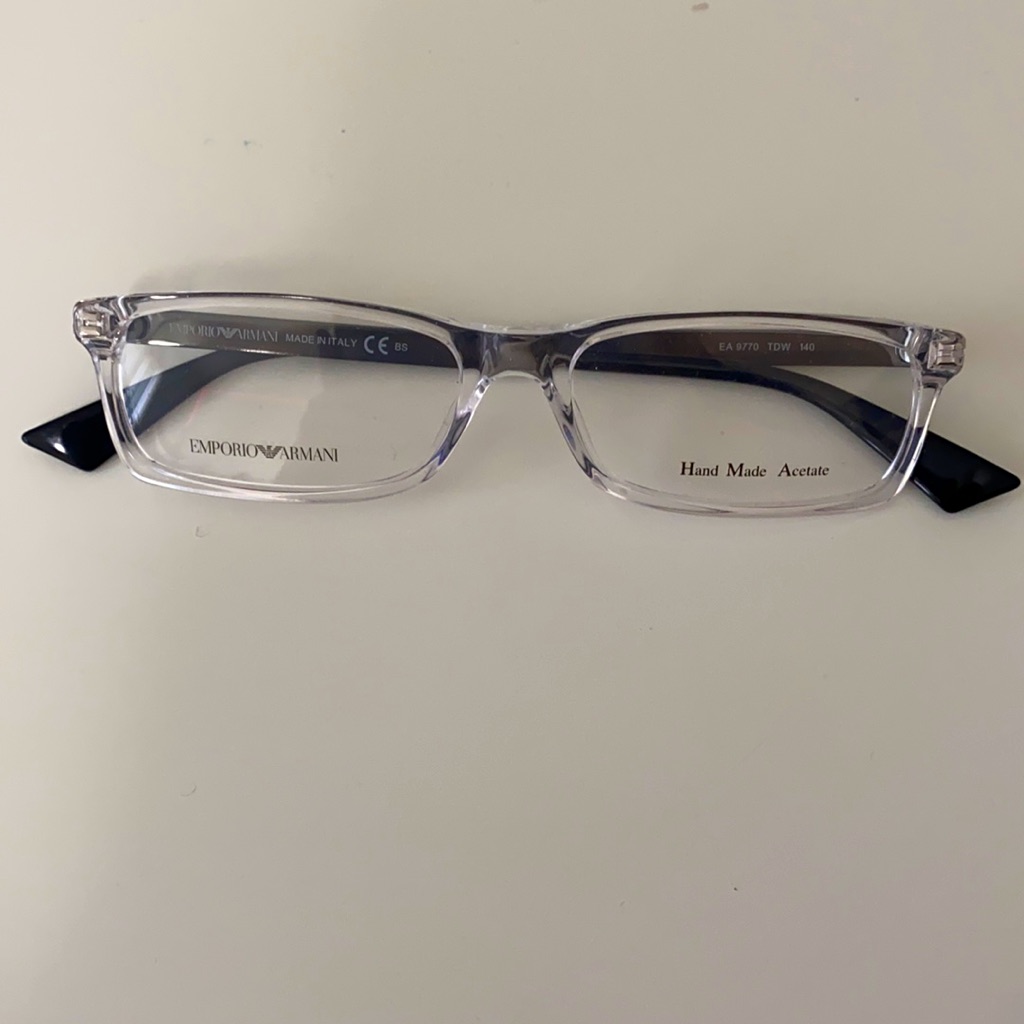 Brand New Emporio Armani Hand Made Glasses